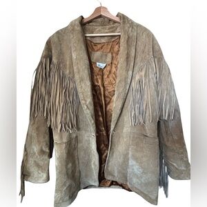 GENUINE SUEDE FRINGE JACKET
